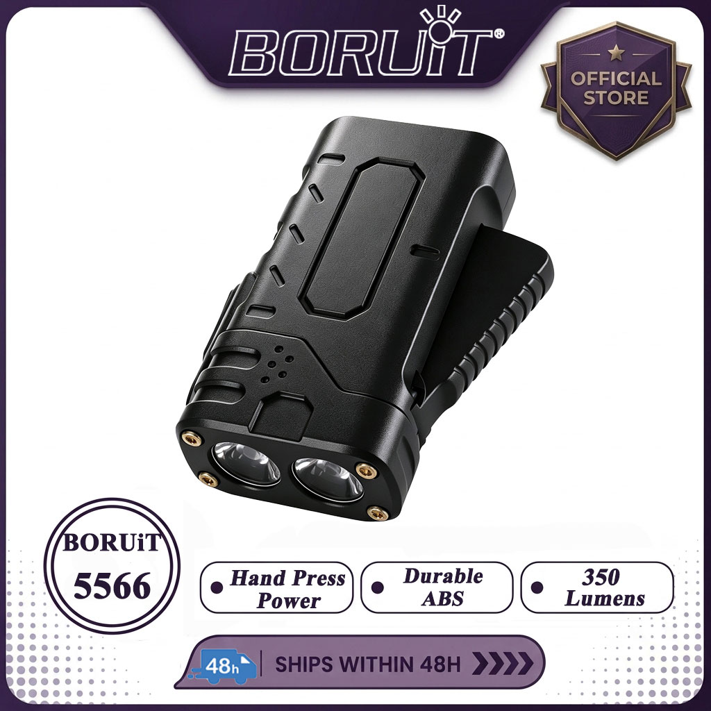 BORUIiT Ручной фонарь EDC с LE – обзор и цена Outdoor Lighting Black