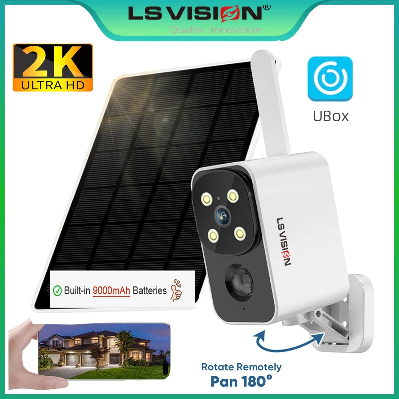 LS VISION Уличная солнечная ка – обзор и цена Outdoor Lighting Wireless
